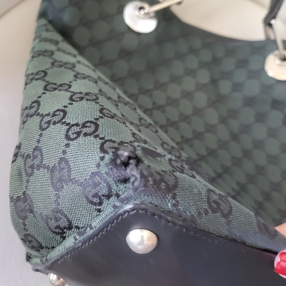 Gucci Vintage Shopping Tote Bag Monogram Flawed - Picture 15 of 16